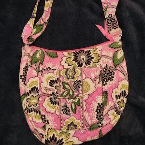 Vera Bradley Pink/Green Floral Crossbody